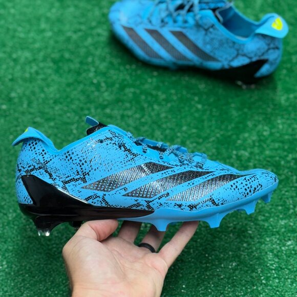 Adidas Adizero Electric II 7v7 Bright Cyan Core Black Mens IE3897 NEW Multi Sz - Picture 1 of 6